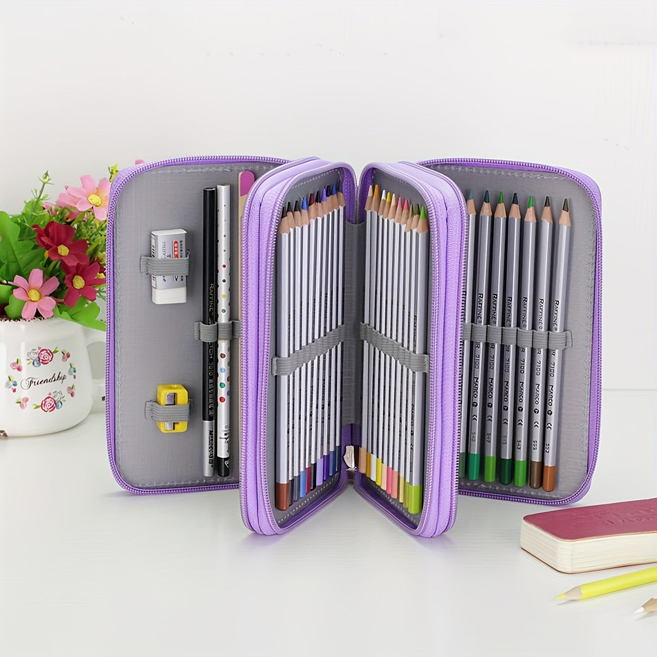 3-Layer Creative Pencil Box for Students - Cyprus