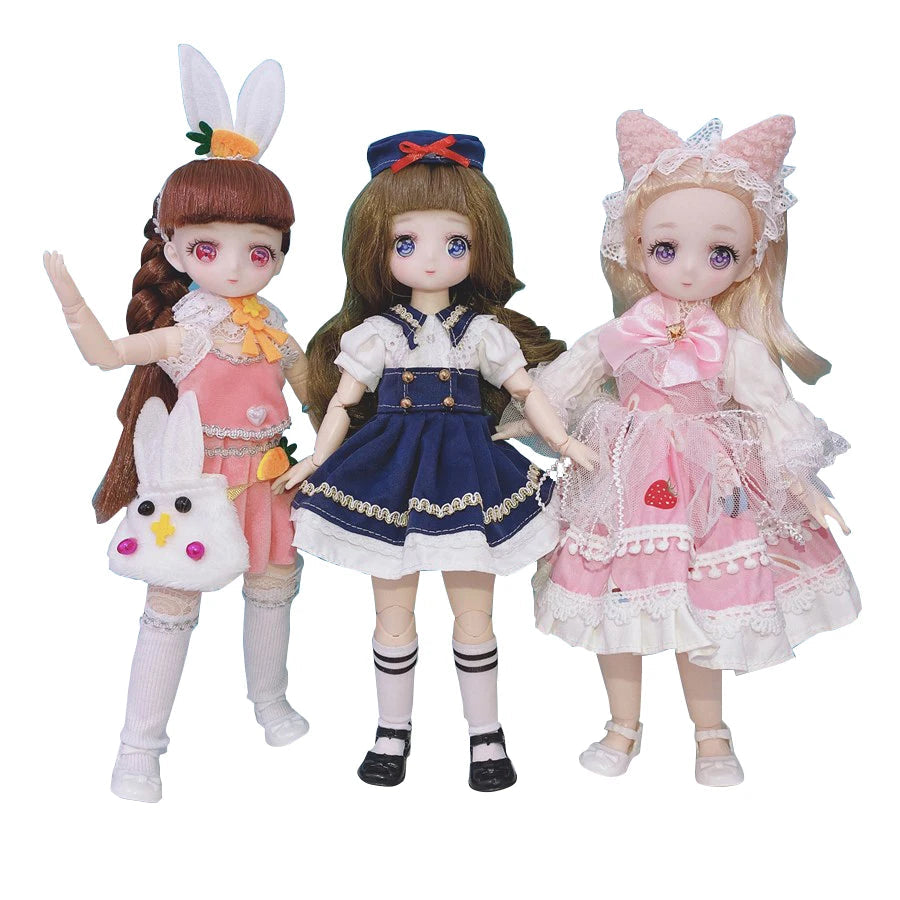 1/6 Bjd Anime Dolls For kids Girls 6 to 9 Years and 7 to 10