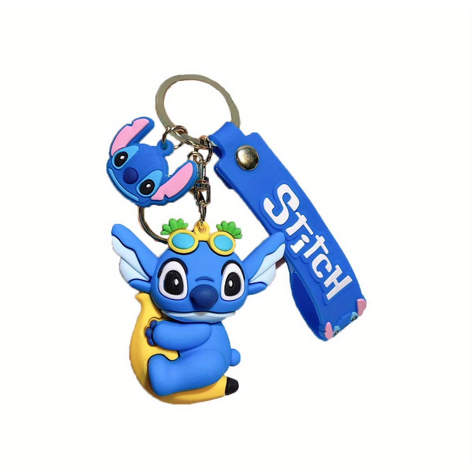 Disney Stitch Banana Split Keychain - Whimsical Disney Delight - Cyprus