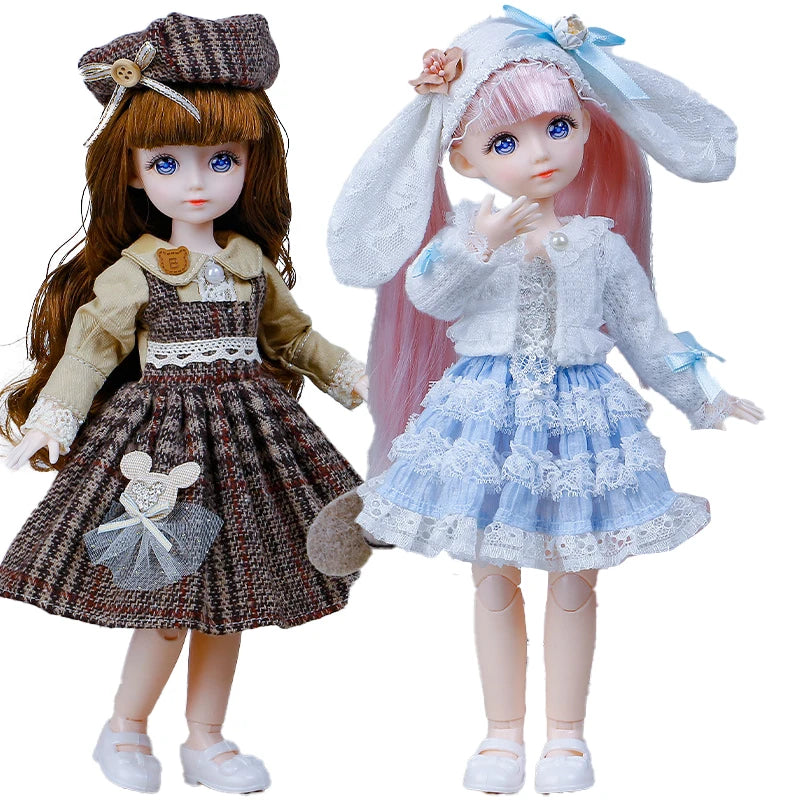 30cm Fashion BJD Doll with Dress Up Clothes Accessories – InterCyprus  Trading Ltd