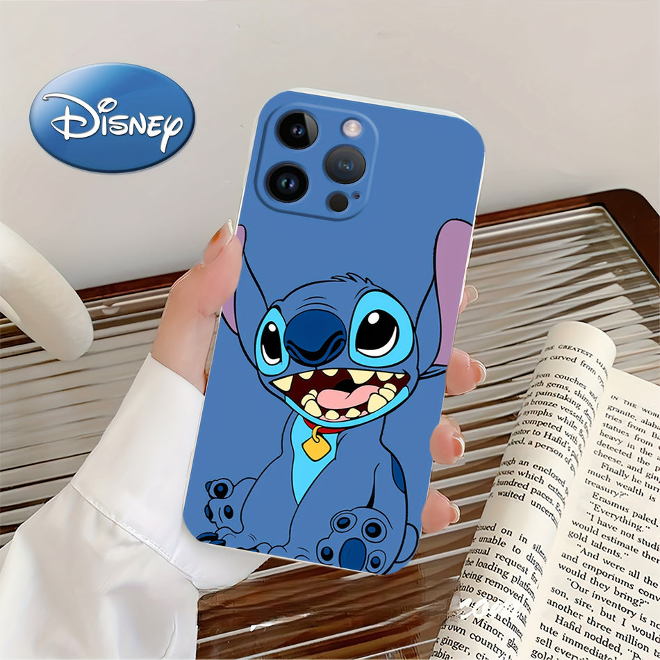 Disney Stitch Silicone iPhone Case - Cute Cartoon Design for iPhone 15-7 - Cyprus