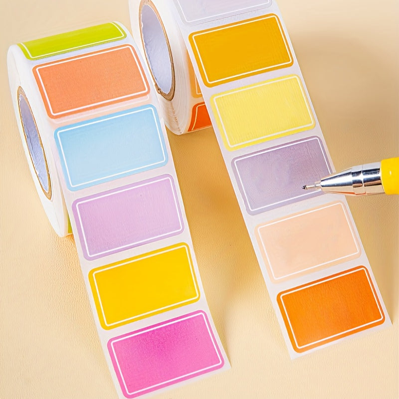 500pcs All-Purpose Colorful Label Sticker Roll - Cyprus