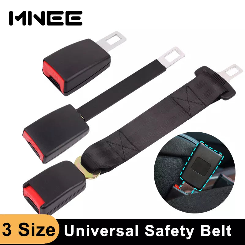 Universal Seat Belt Extender Steel Car Safety Belt Buckle for 20-22MM Tongue Car Seat Belt Clip Extension Plug Buckle Seat belt
