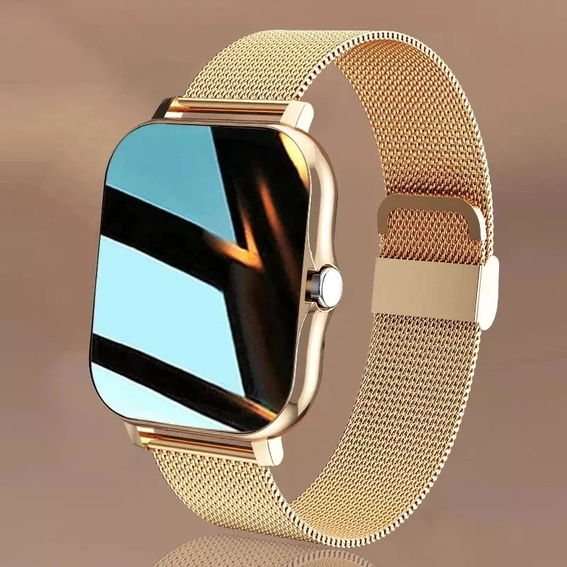🟠 Full Touch Sport Smart Watch Men Women Heart Rate Fitness Tracker Bluetooth call Smartwatch wristwatch GTS 2 P8 plus watch+Box