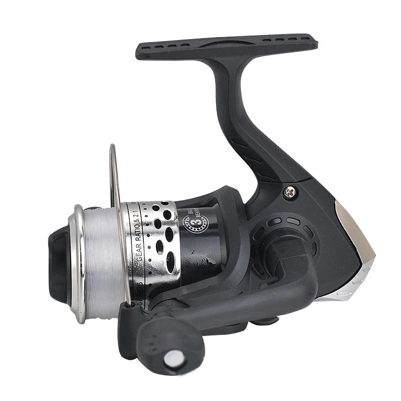 LIDAFISH Brand With Line Fishing Reels Small Reel Front Drag Spinning Wheel 5.2:1 Fishing Accessories