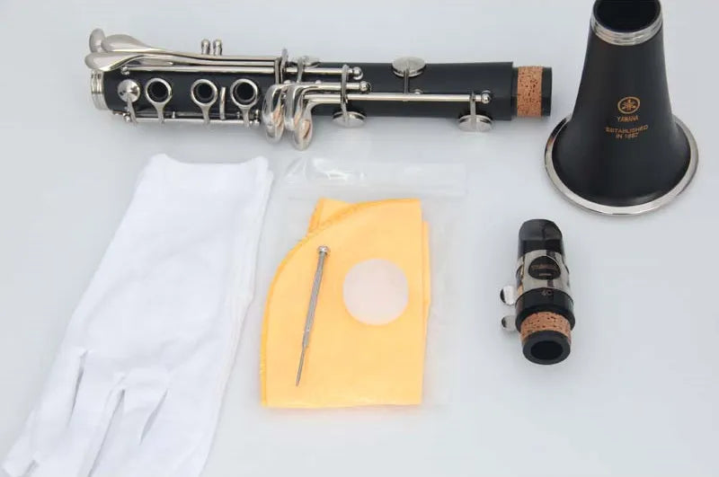 Made in Japan 355 Bb Clarinet 17 Keys B Flat Musical Instruments High Quality Bakelite Tube Nickel Plated Clarinet
