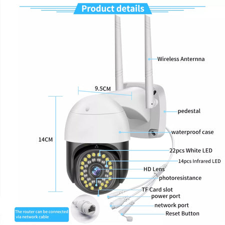 OUTDOOR CAMERA FOR HOUSES AND APARTMENTS 3MP