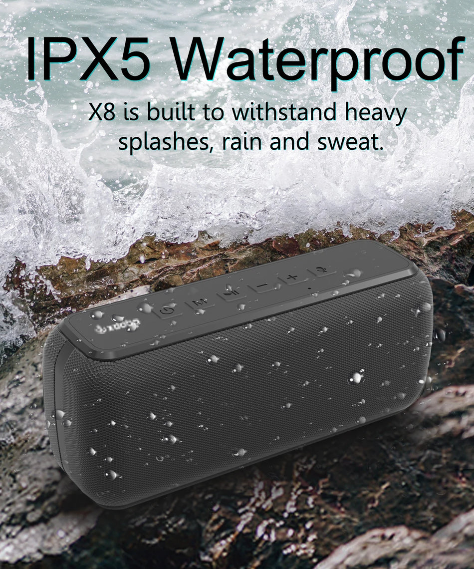 XDOBO X8 60W Portable Speakers Bass Subwoofer Wireless Waterproof TWS 6600mAh Power Bank Function Suporrt USB/TF/AUX