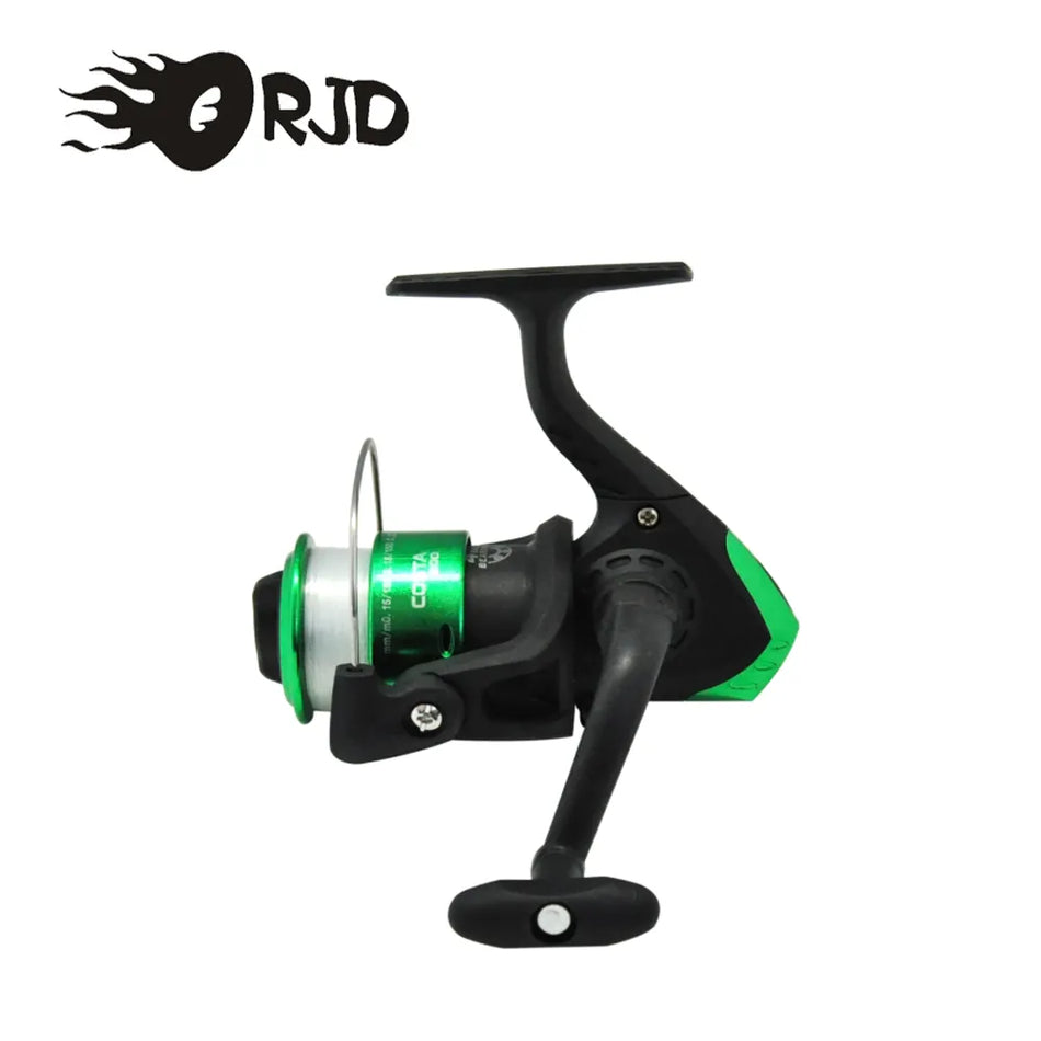 ORJD 5.2:1 Fishing Reel Max Drag Power Stainless Steel Handle Line Spool Spinning Reel Bass Pike Fishing Track Accessories
