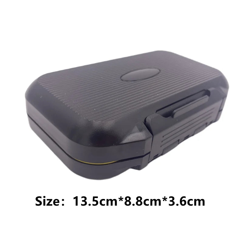 🟠 Portable Waterproof Fly Fishing Hook Storage Box Lure Bait Fly Tying Trout Flies Storage Box Case Container