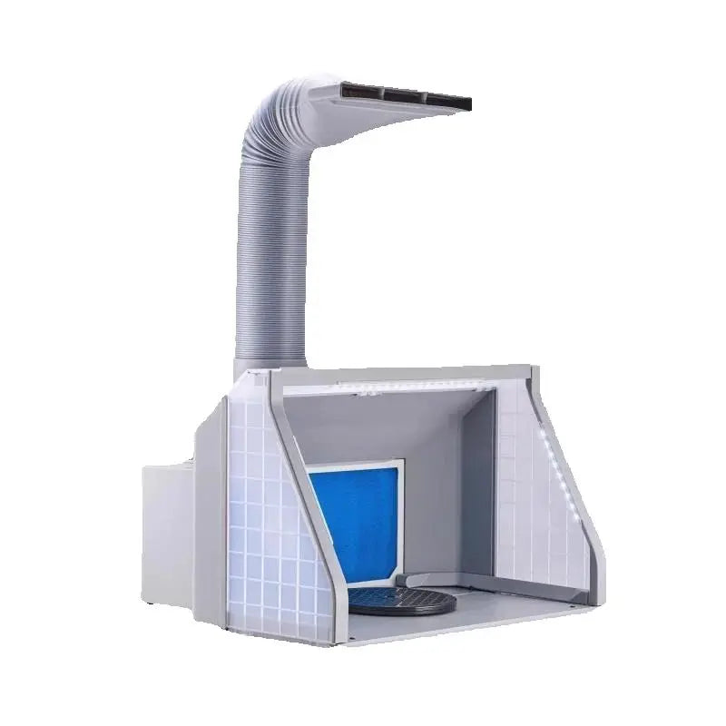 SucceBuy Airbrush Spray Booth Dual-Fans Portable Hobby Airbrush