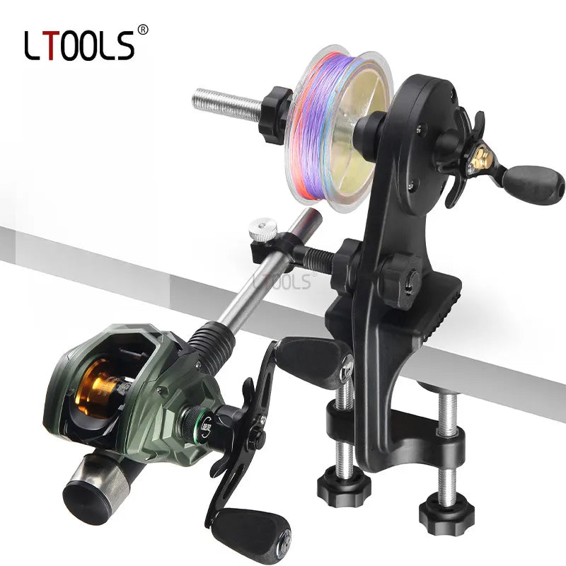 🟠 Portable Fishing Line Spool Winder Fishing Gear Baitcasting Fishing Spinning Reel Spooler Fishing Tackle Wire Changer Equipment