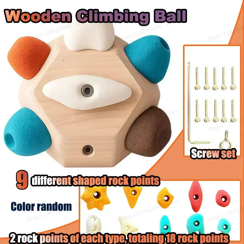 Handcrafted Boulders Block – Outil D’Entraînement En Bois Pour La Force Des Mains Et Des Doigts, Idéal Pour Grimpeurs Et Fitness