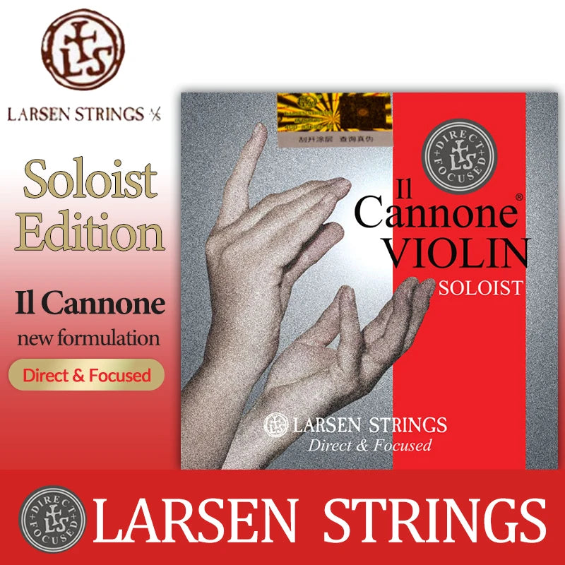 LARSEN Il Cannone Soloist Violin Strings Set Direct & Focused