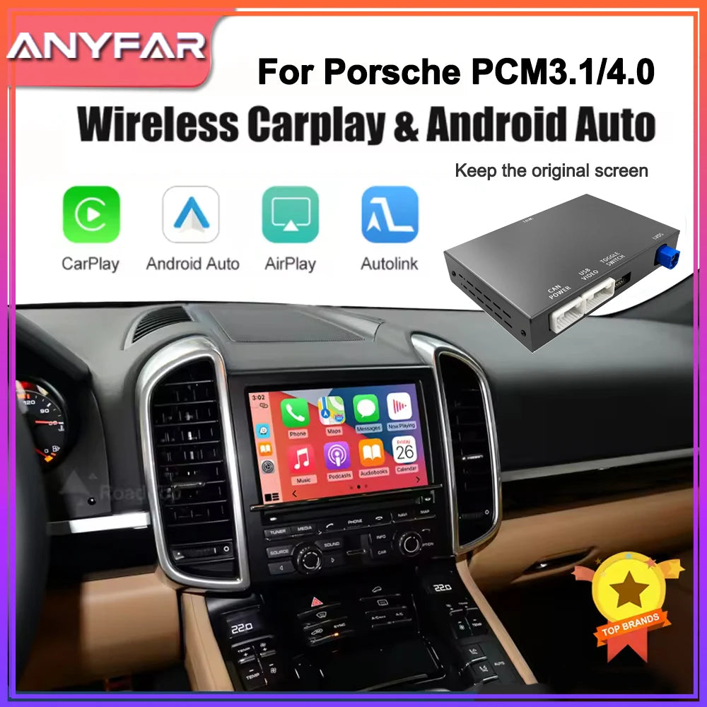 Modul Wireless Android Auto Porsche CarPlay PCM3.1/4.0