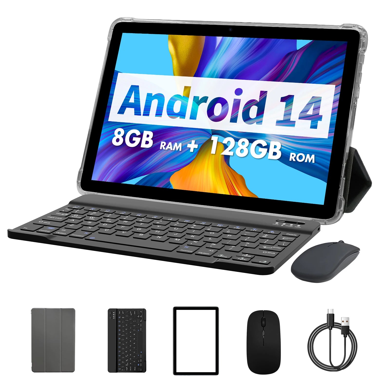 TABLET PRITOM TAB11 Android 14 de 10 Pulgadas, 8GB(4+4 Expandible