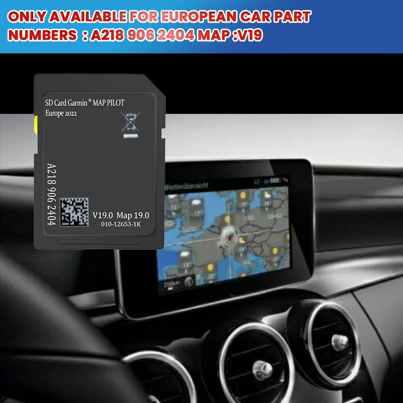 GENUINE MERCEDES A218 V20 MAP SAT A CLASS W176 / B / CLA / GLA SD CARD NAV