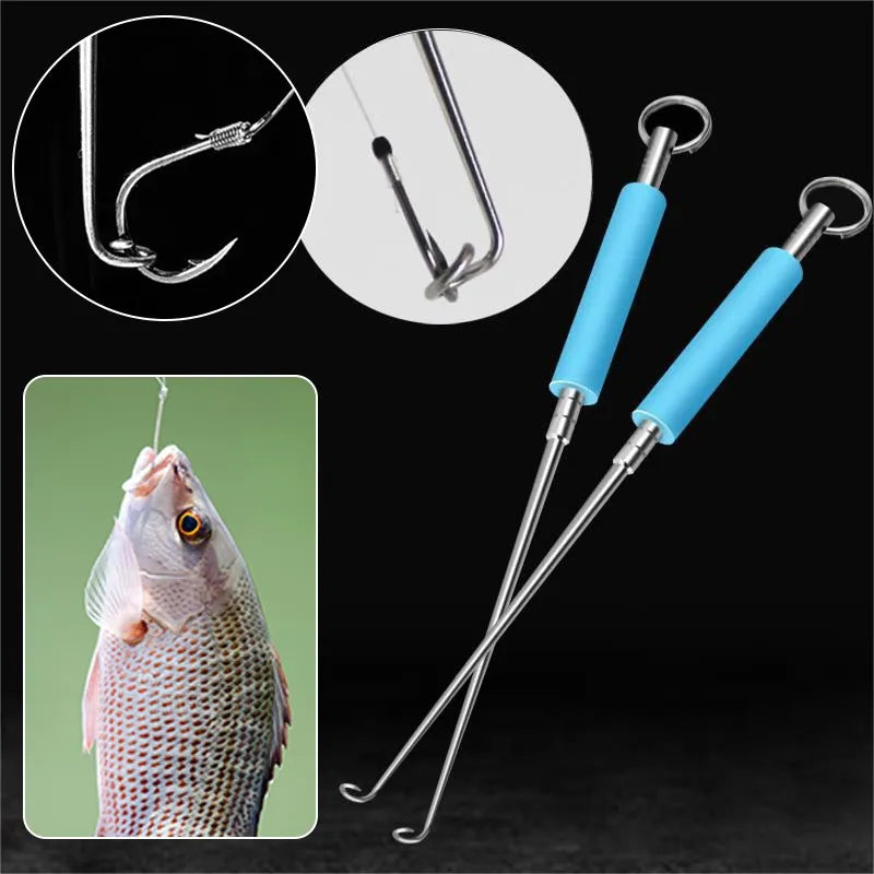 New Stainless Fish Hook Remover Extractor Tool For Fishing Safety Fishing Hook Extractor Detacher Rapid Decoupling Fishing Goods