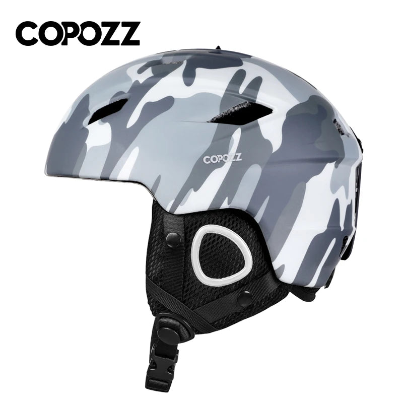Casco Da Ciclismo Invernale Regolabile – ABS EPS Per Moto, Sci E Snowboard, Uomo E Donna, Nero O Bianco
