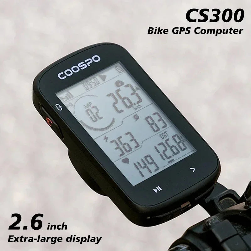 coospo fahrradcomputer gps Coospo CS300 GPS Fahrradcomputer, kabelloser Geschwindigkeitsmesser,  digitales Stoppuhr, Fahrrad-Odometer, automatisches großes Display –  InterCyprus Trading Ltd
