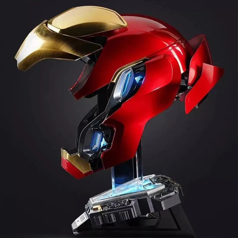 Autoking Iron Man Mk50 Helmet 1/1 Scale Collectible with Special Charge  Base Remote Voice Control Customizable Display Stand – InterCyprus Trading  Ltd