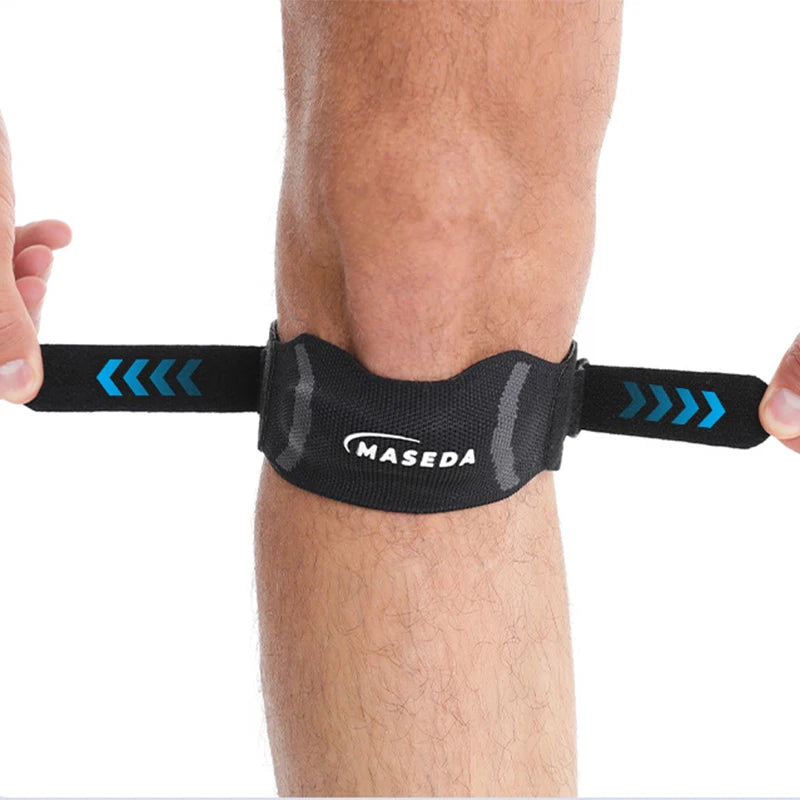 Lot De 6 Sangles De Soutien Rotulienne En Silicone – Ceintures élastiques Pour Genou, Course, Basket Et Foot, Avec Sac De Rangement