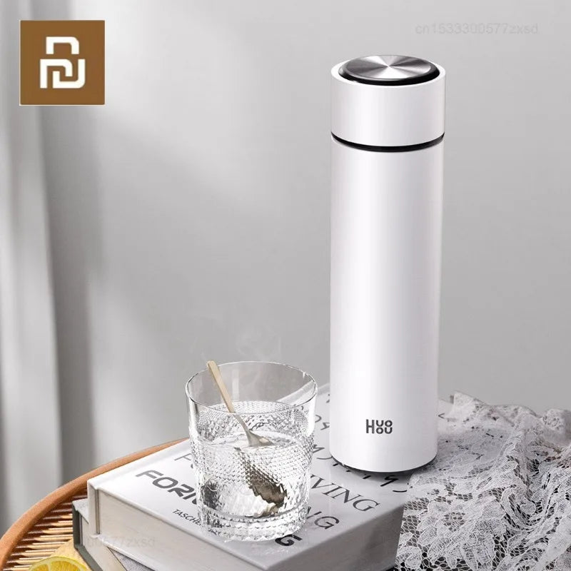Youpin Huohou Bottiglia d'Acqua Intelligente in Acciaio Inossidabile a Prova di Perdite a Doppia Youpin Huohou Bottiglia d'Acqua Intelligente in Acciaio Inossidabile a Prova di Perdite a Doppia