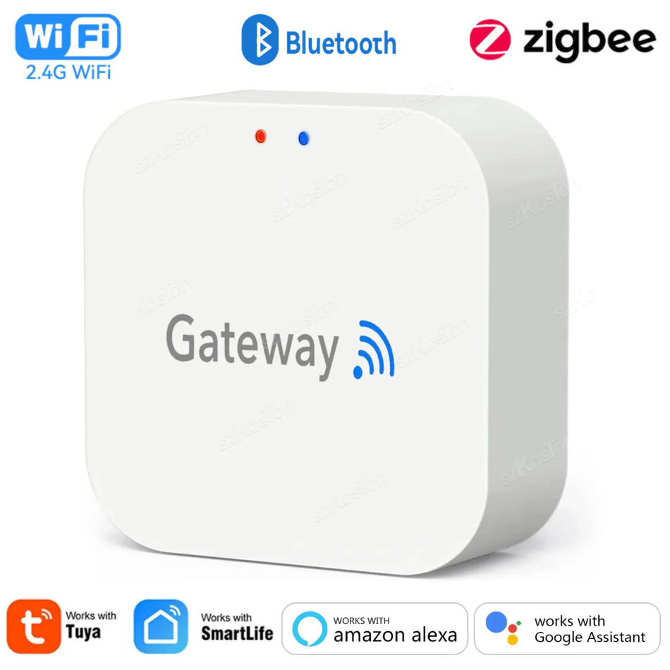 Tuya Smart Life Multi-mode Gateway Smart Home Automation Hub ZigBee WiFi Bridge Bluetooth Mesh Voice Control for Alexa Google