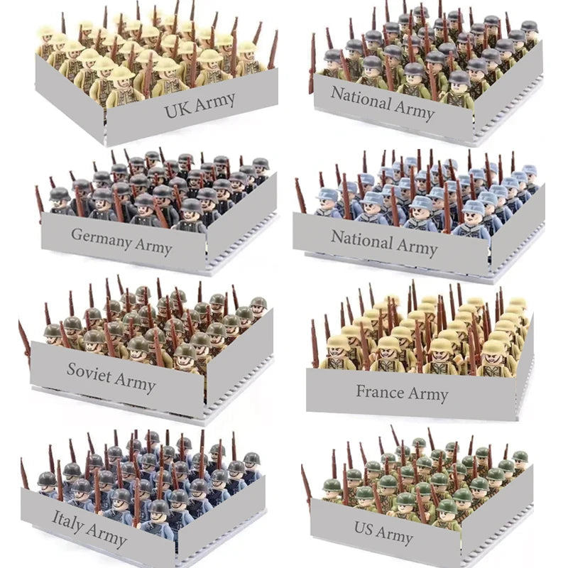 YILETKC Briques de construction de char technique, 1180 pièces militaires, kit de construction, réservoir WW2, modèle de réservoir WW2, jouet cadeau pour enfants, adultes, cadeau pour adultes et
