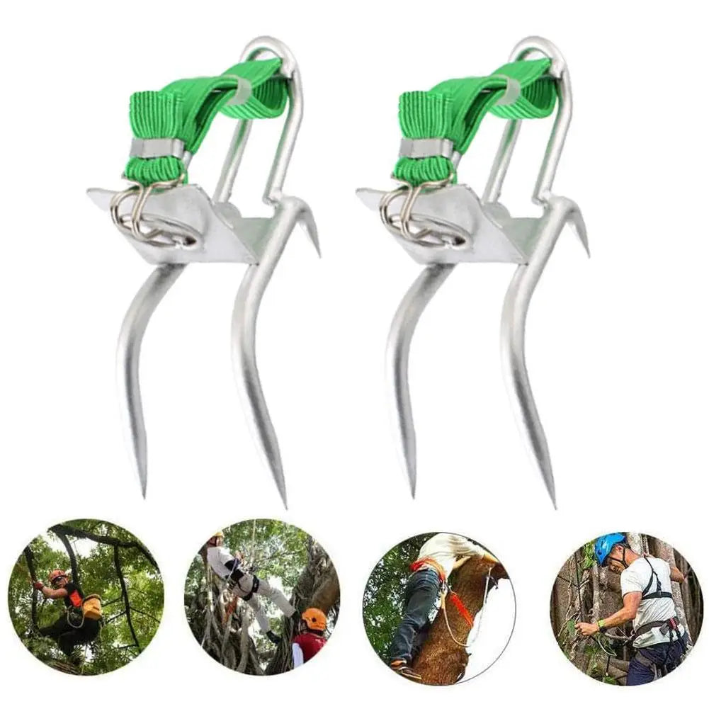 Ramponi Per Arrampicata Su Alberi – Gambo In PVC E Punta In Acciaio, Cuscinetti In Schiuma, Per Raccolta Frutta E Survival