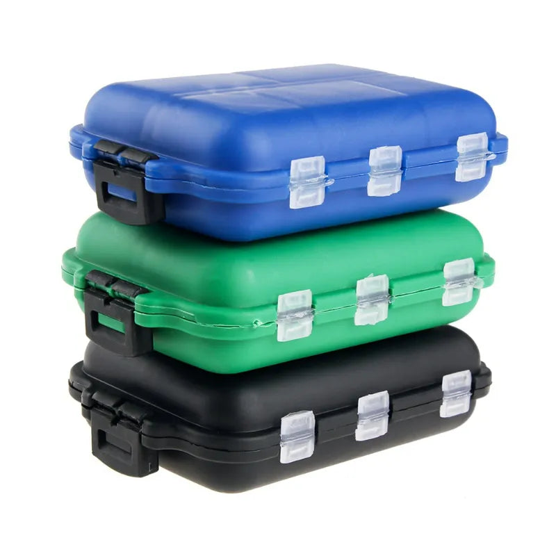 10 Compartments Mini Fishing Tackle Box Fish Lures Hooks Baits Plastic Storage Holder Square Case Pesca Fishing Accessories #2