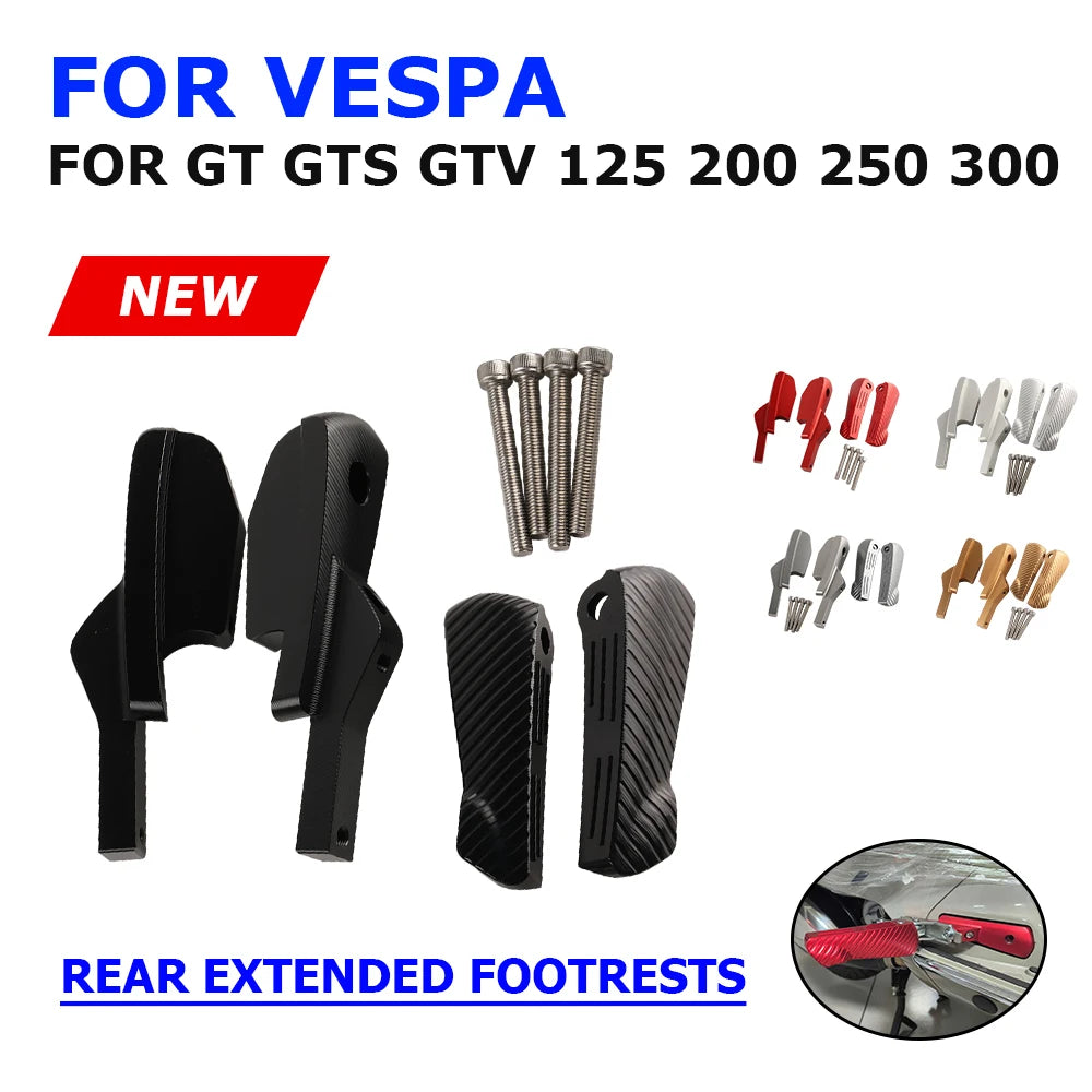 For Vespa GT 60 GTS GTV 125 150 200 250 300 300ie Passenger Rear - View #12