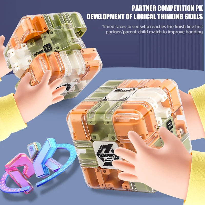 Juguetes Antiestrés Educativos Cubo de Inteligencia Puzzle