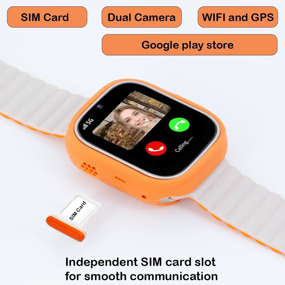 SmartWatch 4G Call with SIM Card Men Women Bluetooth Waterproof  Smart Watch Support Googleplay WIFI GPS Fitness 2023 Ultra