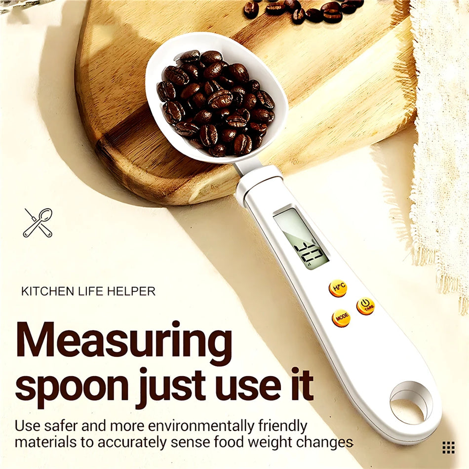 2 in1 Electronic Kitchen Scale 500g 0.1g LCD Display Digital Weight Measuring Spoon Milk Coffee Scale Kitchen Tool Accessoires