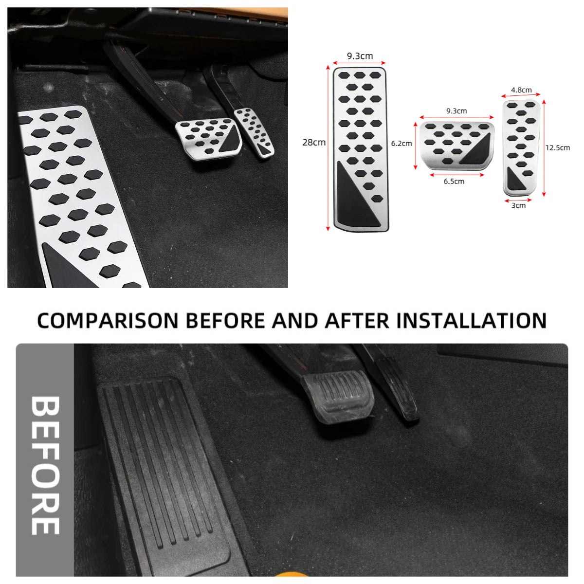 jeep grand cherokee pedal covers Jeep Grand Cherokee L WL Pedal Covers Stainless Steel – InterCyprus Trading  Ltd