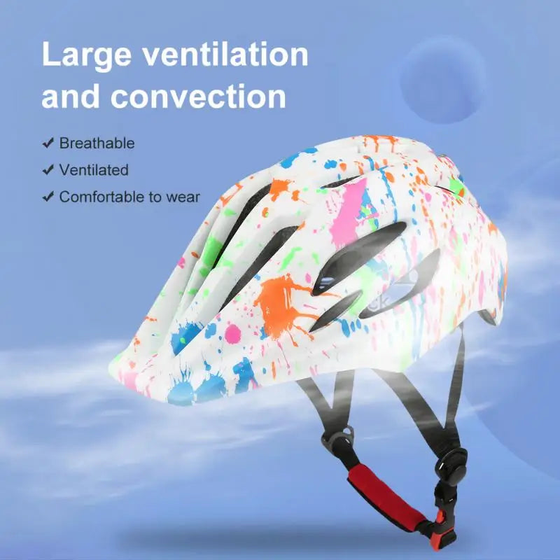 Cycling Helmet Children Full Face Helmet Balance Bike Helmet with Light and Insect Net Outdoor Sport Capacete Ciclismo Cascos