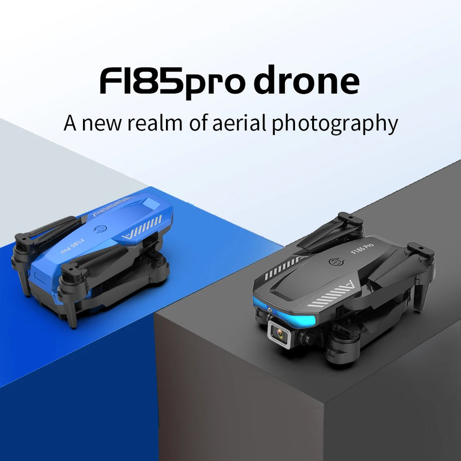 LS/RC F185 Pro RC Drone 4K HD Camera WiFi FPV Height Maintain Quadcopter One-Button StartSpeed Adjustment, Gesture Control Remo