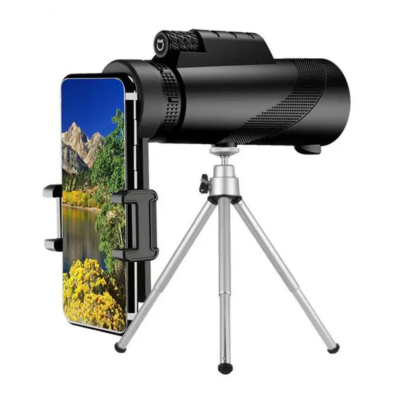 🟠 1/2PCS Professional Telescope 80X100 4K Zoom Tripod Monocular Night Powerful Binoculars Long Range Camping Binoculars