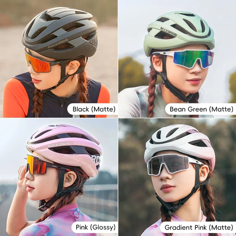 ROCKBROS Bike Helmet Bicycle High Safety MTB Road Bike Helmet Adjustable Intergrally-molded Outdoor Racing Helmet Accessories
