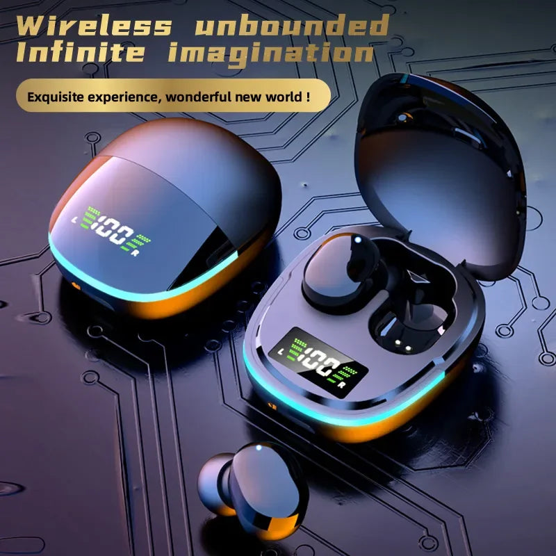 🟠 TWS G9S Bluetooth Earphones Wireless Headphones HiFi Headset Waterproof Noise Reduction Sports Earbuds With Mic For Smartphones