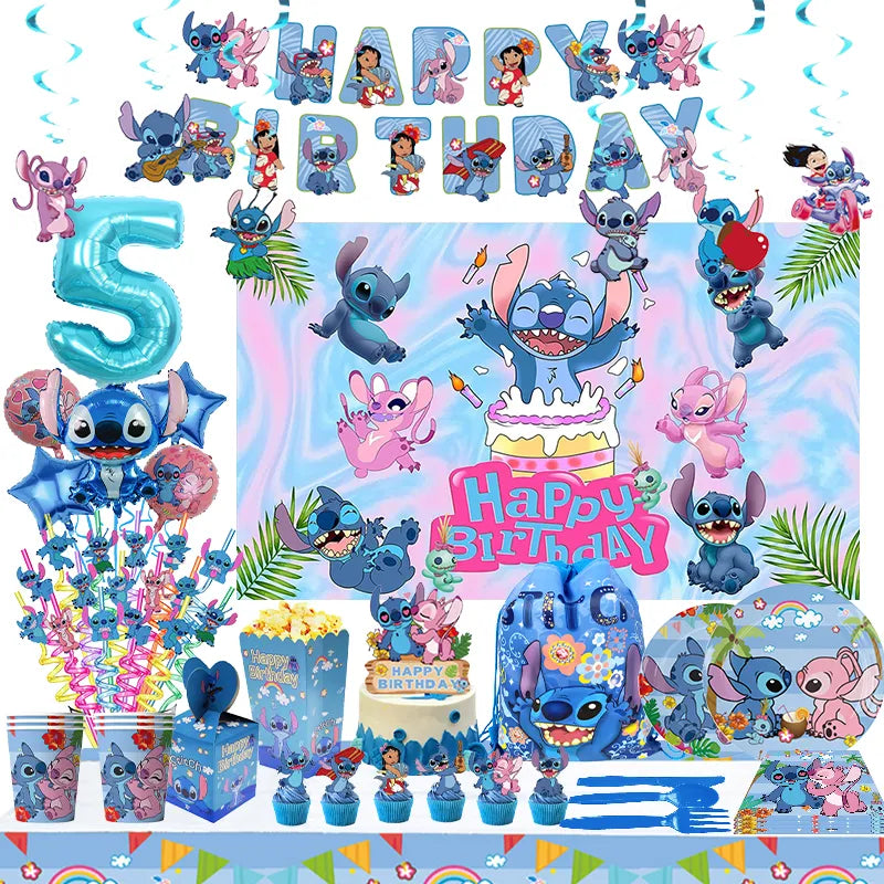 Magical Stitch Birthday Party Decorations Set - Cyprus