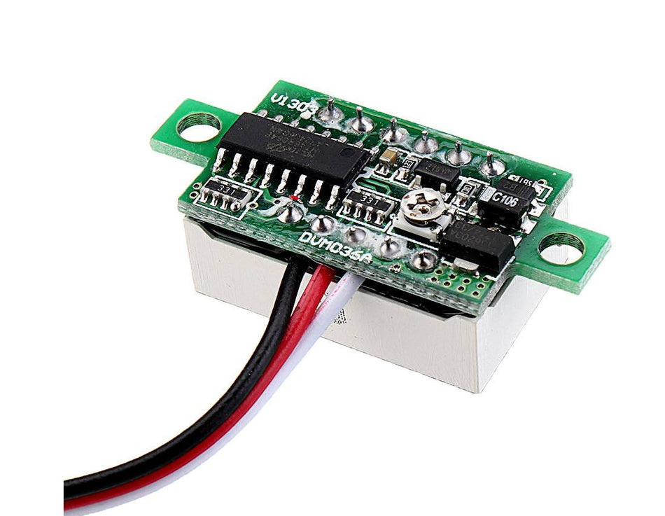 0.36 Inch DC0V-32V Red LED Digital Display Voltage Meter Voltmeter Reverse Connection Protection