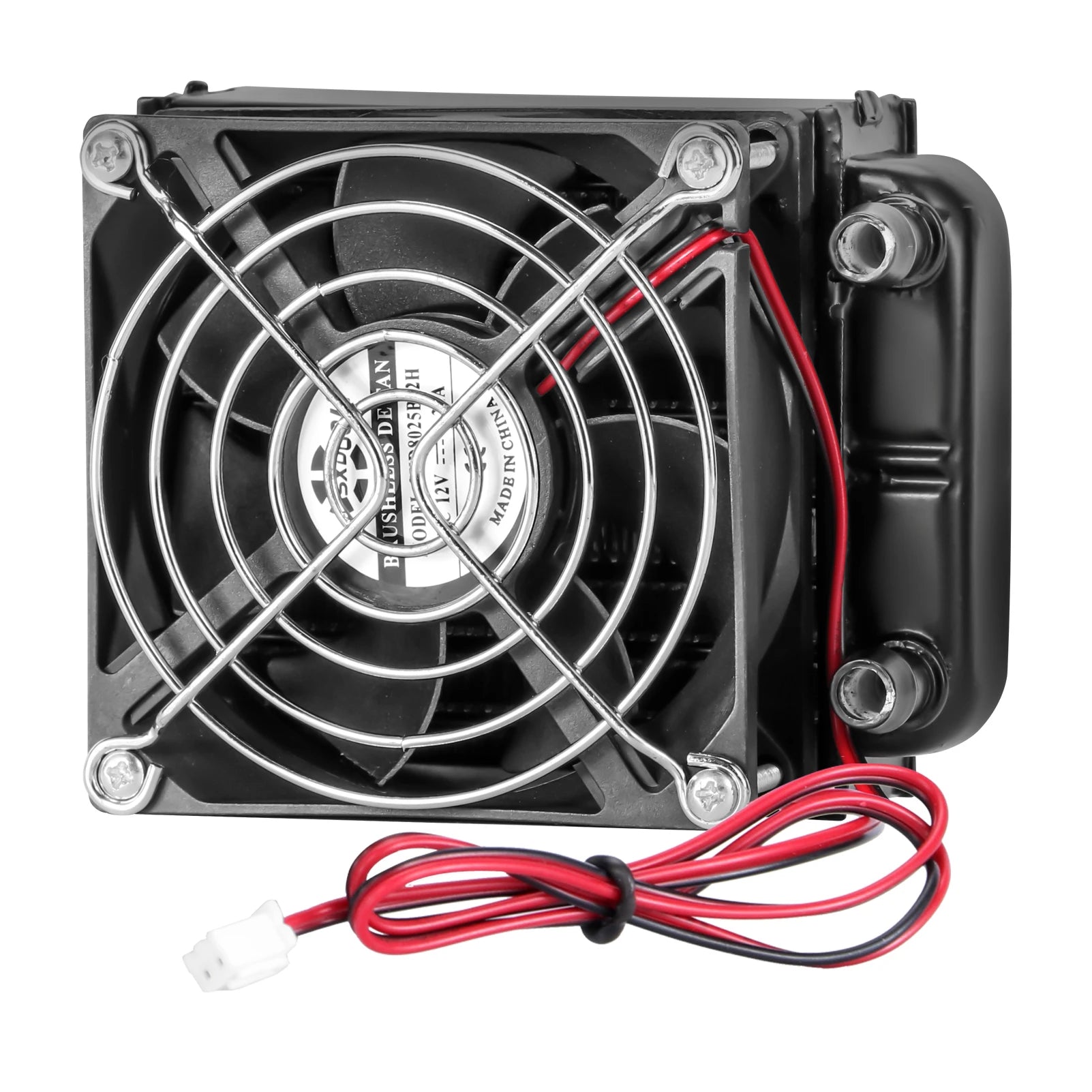 Water Cooling Radiator With 80mm Fan - 8 Pipe Aluminum Heat Exchanger For PC CPU