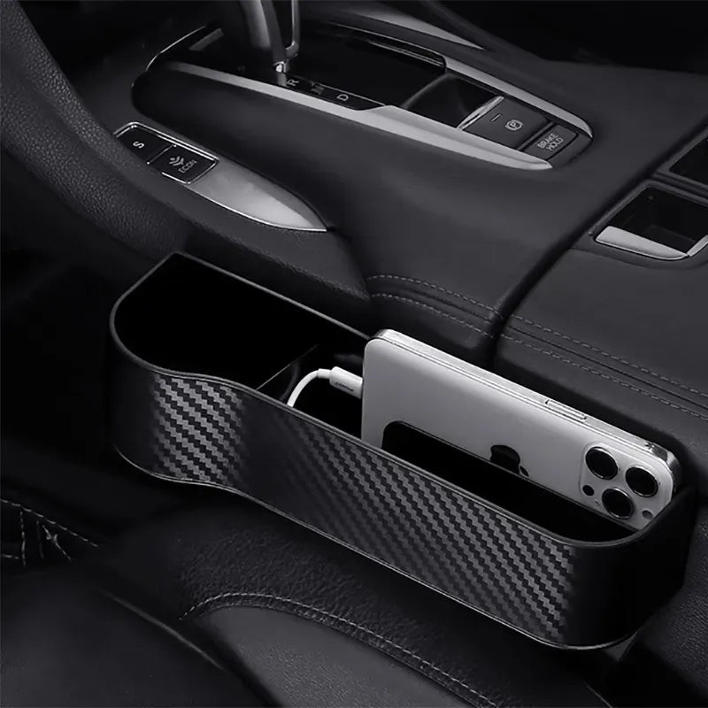 Car Seat Crevice Gaps Storage Box Seat Organizer Gap Slit Filler Holder For Wallet Phone Cigarette Slit Pocket Car Storag Box