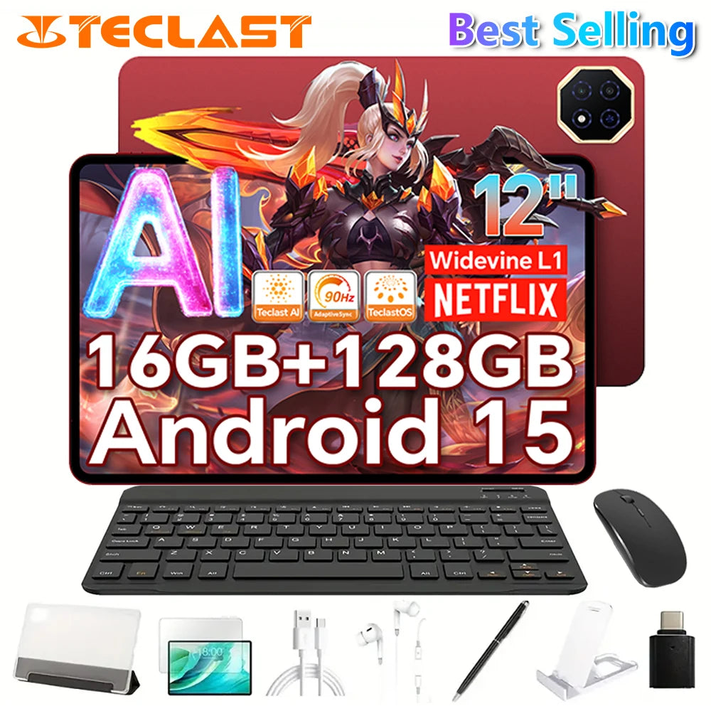 Teclast T60 AI Tablet (Allwinner A733 8-core 1.8GHz/6GB RAM/128GB