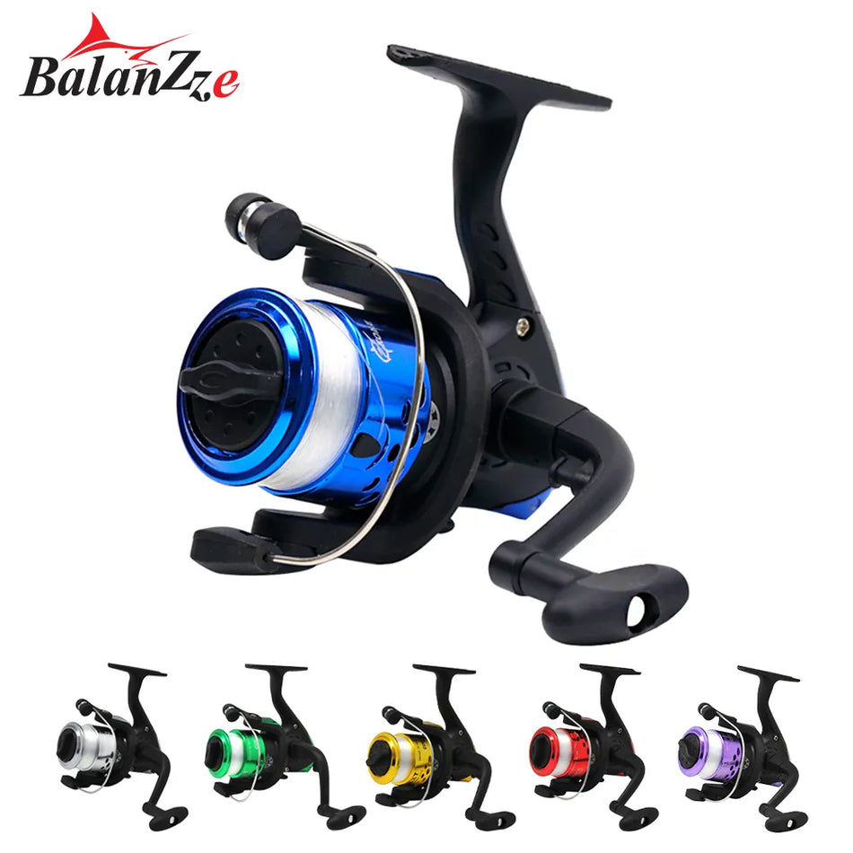 Balanzze-Ultralight Folding Fishing Reel, Large Diameter Line Roller, Casting Wheel, 6 Colors, 5.2:1