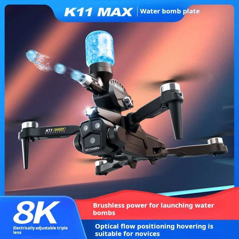 K11MAX The Best-Selling Brushless Drone Three Luminous Stream Throwing Remote Control Aircraft Aerial Photography Quadcopter Boy