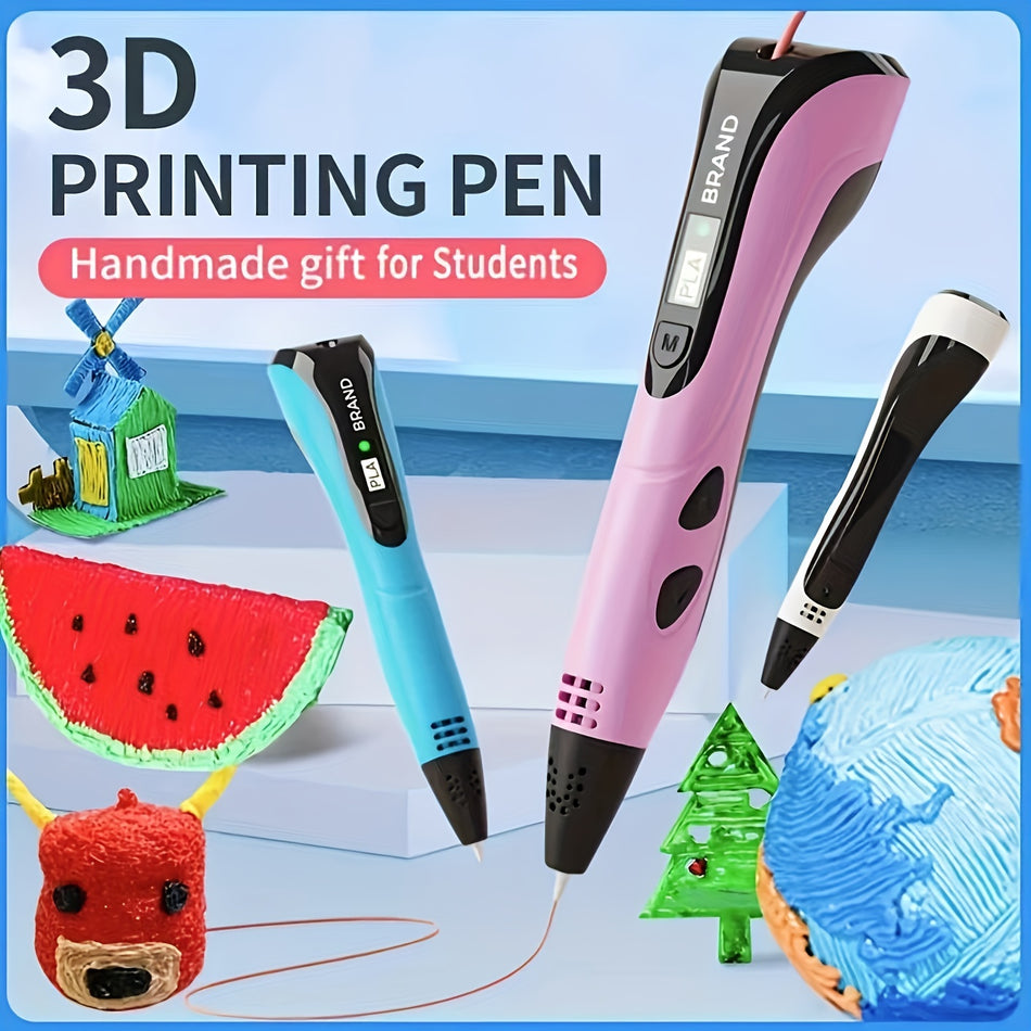 3D Printing Pen with Display & Starter Filament - Fast Temperature Rise DIY Tools - Birthday Gift - Cyprus