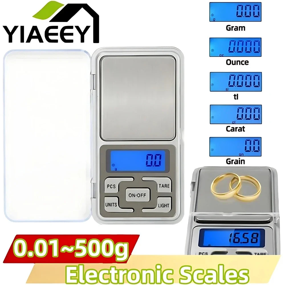 thumbnail image 2 of PreAsion Mini Digital Pocket Scale – 200g Capacity For Jewelry, Gold, Coins 2 of 5
